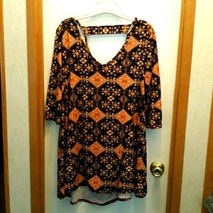 3/4 sleeve women's top